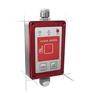 Tlačítko nouzového uzavření (FIRE-BUTTON)
